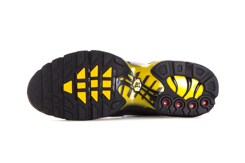 Nike Air Max Plus "Black/Vivid Sulfur" release date purchase black yellow