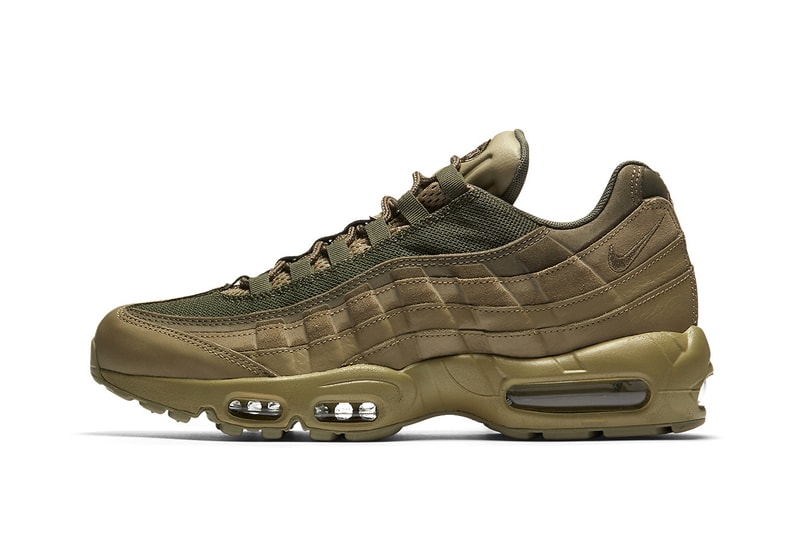 Nike Air Max 95 90 Premium Olive Khaki tonal february footwear Release Date Info