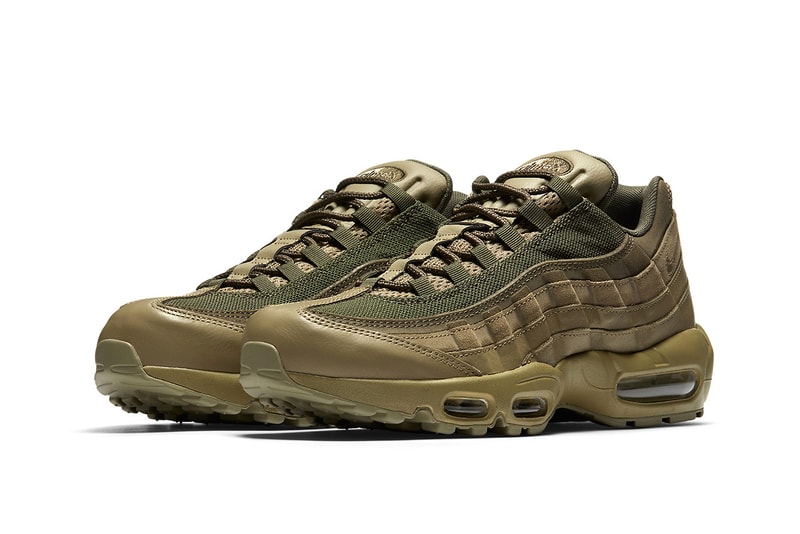 Nike Air Max 95 90 Premium Olive Khaki tonal february footwear Release Date Info