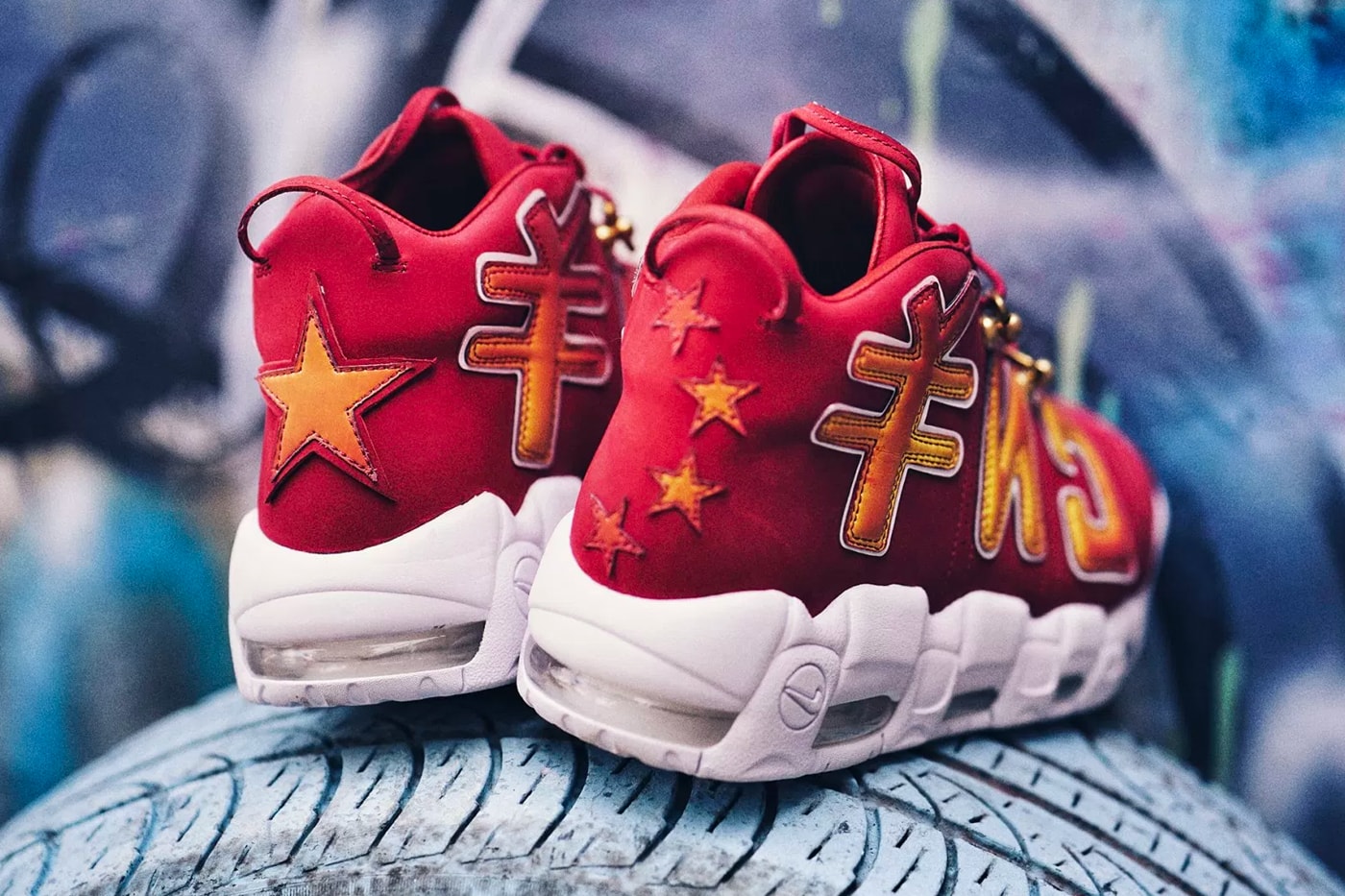 Nike Air Uptempo Chinese New Year The Remade K YEE Custom Red