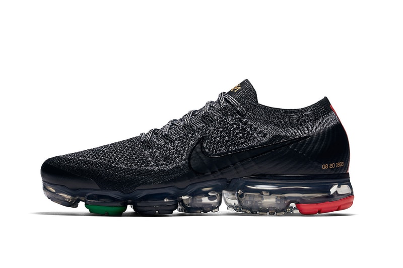 Nike Air Vapormax BHM black red green footwear
