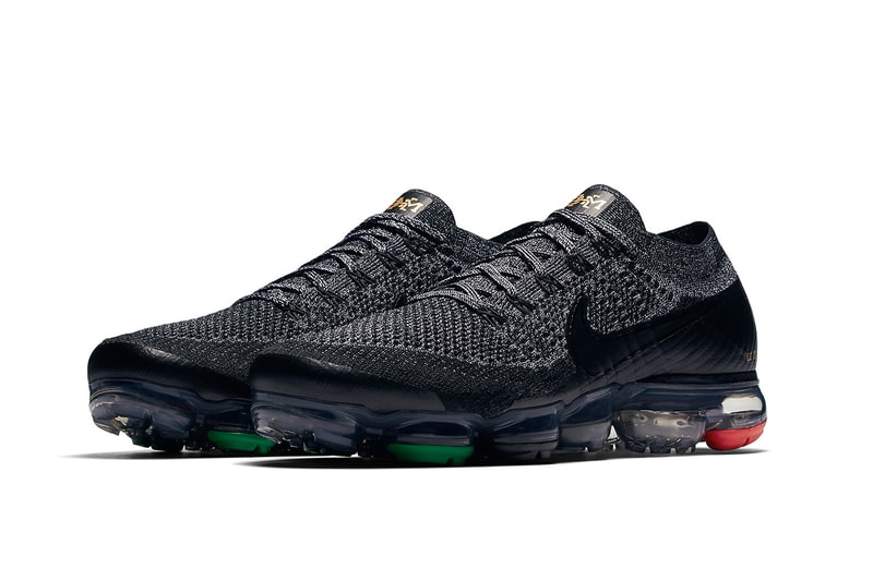 Nike Air Vapormax BHM black red green footwear