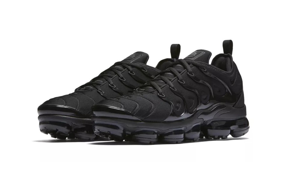 Nike Air Vapormax Plus Triple Black 2018 January 25 Release Date Info Official Images footwear sneakers shoes
