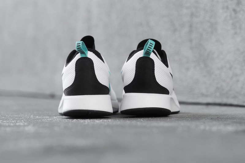 Nike Dualtone Racer White Black Teal Running Shoe Release