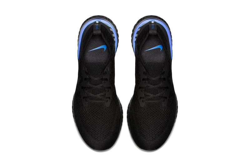 Nike Epic React Flyknit Black Racer Blue Hypebeast