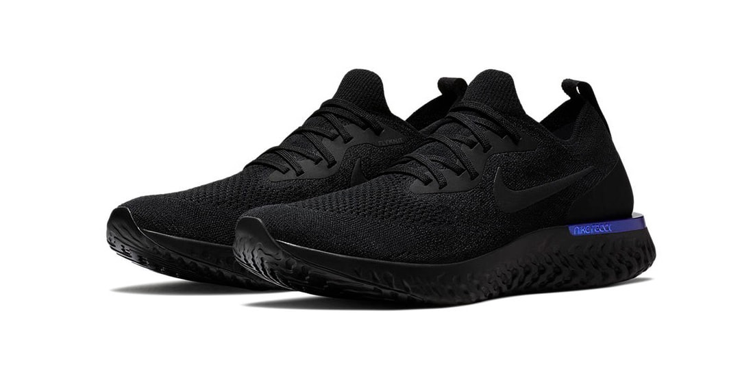 Nike epic react blue black Clearance