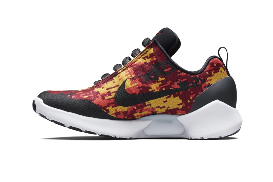 Nike HyperAdapt 1 0 Digi Camo Red Yellow official images footwear Release Date Info Drops