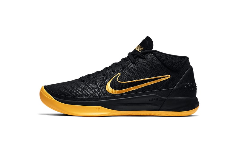 Nike Kobe AD Black Mamba university gold black Kobe Bryant footwear release date info drops January 24 2018