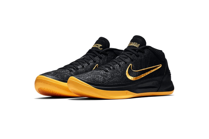 Nike Kobe AD Black Mamba university gold black Kobe Bryant footwear release date info drops January 24 2018