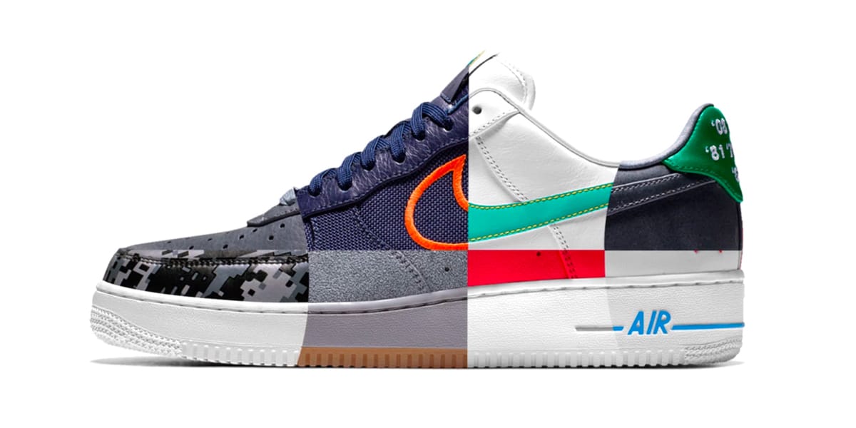 nike air force 1 low nba city edition white navy