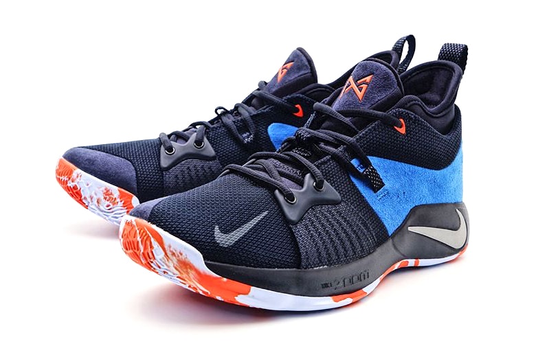 Nike PG2 Home Craze Paul George Nike Basketball footwear OKC Oklahoma City Thunder First Look Closer Look
