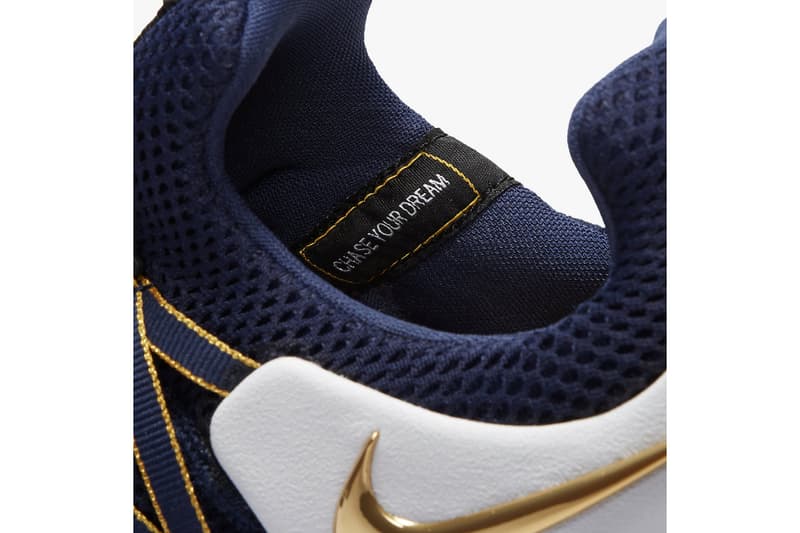 Nike Shox Gravity Midnight Navy Metallic Gold Yellow White