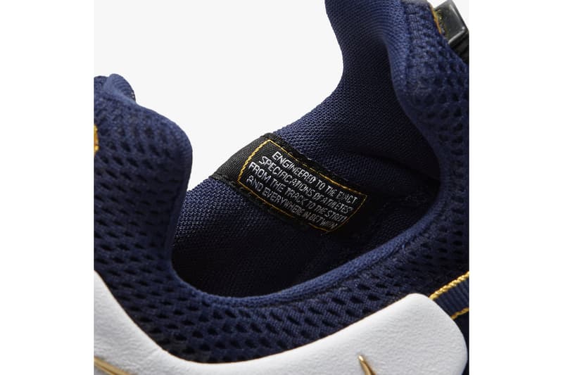 Nike Shox Gravity Midnight Navy Metallic Gold Yellow White