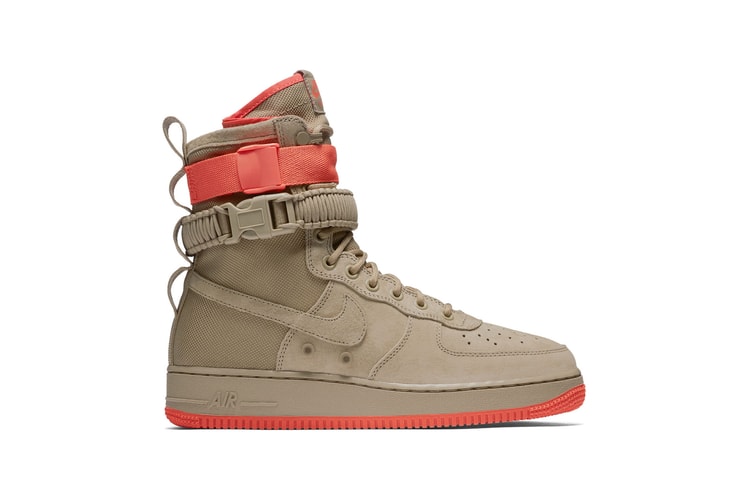 Nike's Special Field Air Force 1 Receives A "Khaki/Coral" Colorway
