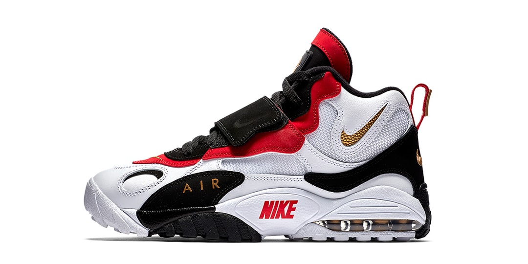 Red black nike speed turf Clearance