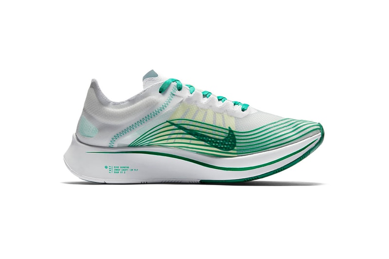 Nike Zoom Fly white lucid green release date january 18 2018 footwear