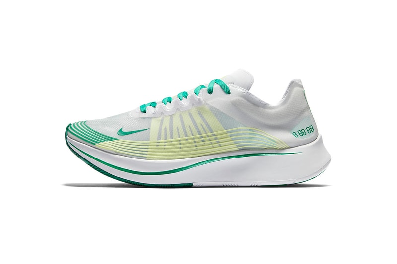 Nike Zoom Fly white lucid green release date january 18 2018 footwear