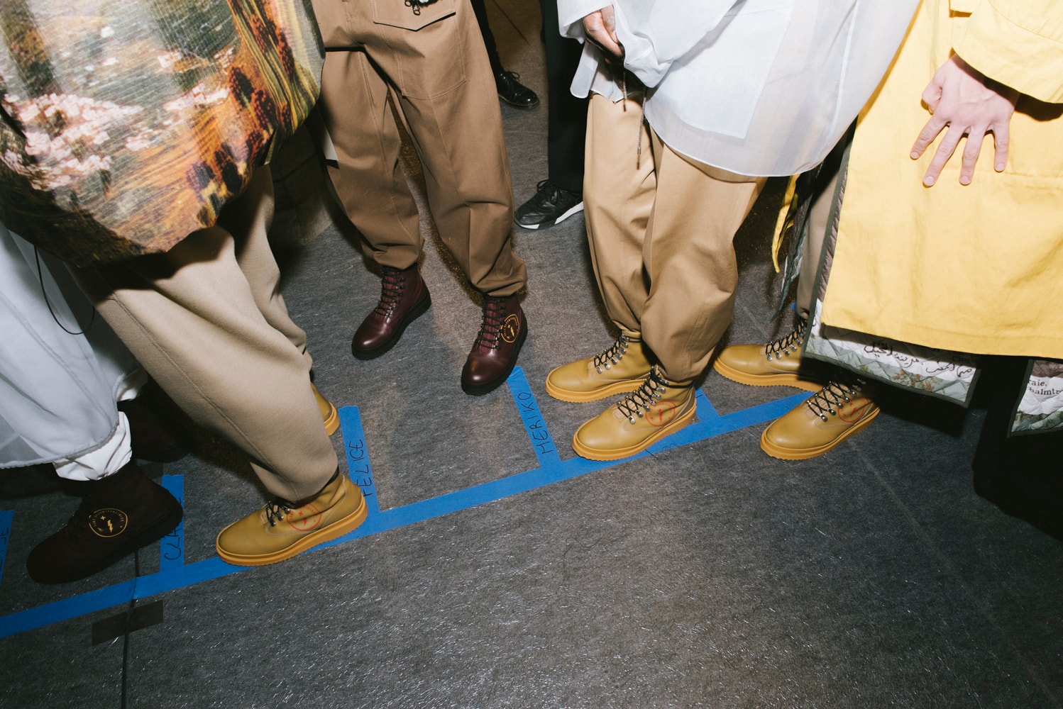 OAMC Fall/Winter 2018 Paris Backstage Imagery Over All Master Cloth Carhartt WIP