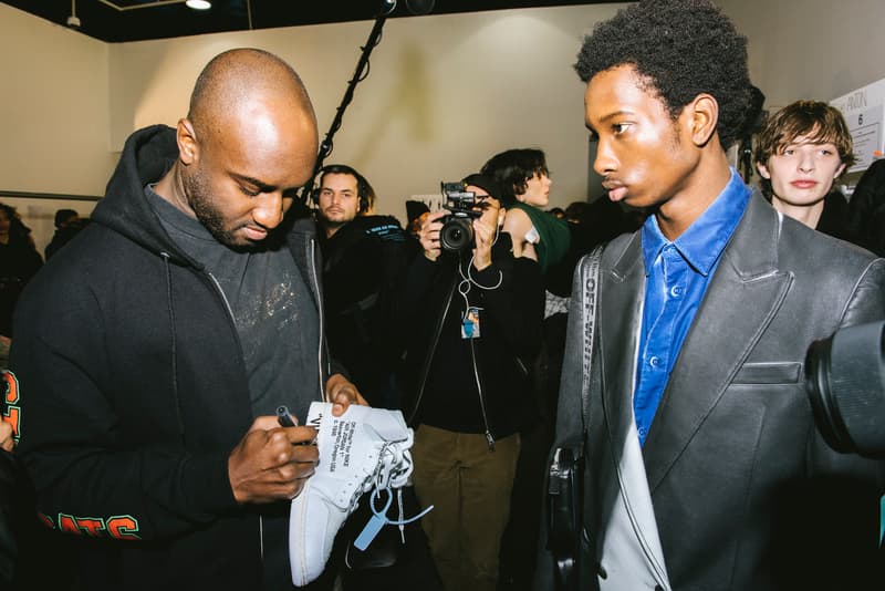 Off-White™ Fall/Winter 2018 Paris Fashion Week Backstage Future Metro Boomin' Takashi Murakami Jordan 1 Timberland Luka Sabbat Heron Preston