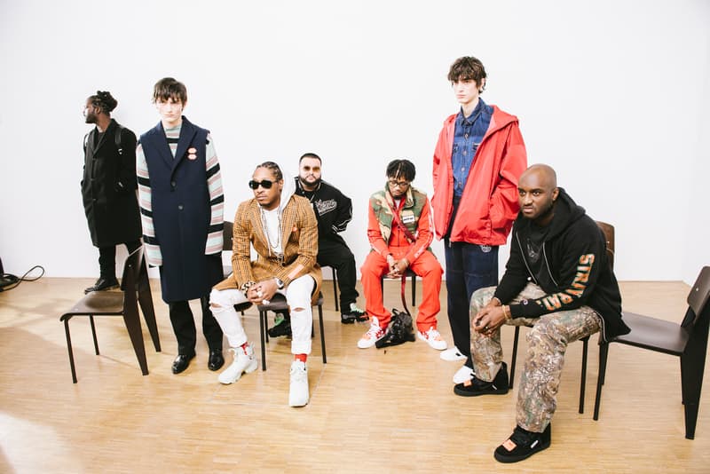 Off-White™ Fall/Winter 2018 Paris Fashion Week Backstage Future Metro Boomin' Takashi Murakami Jordan 1 Timberland Luka Sabbat Heron Preston