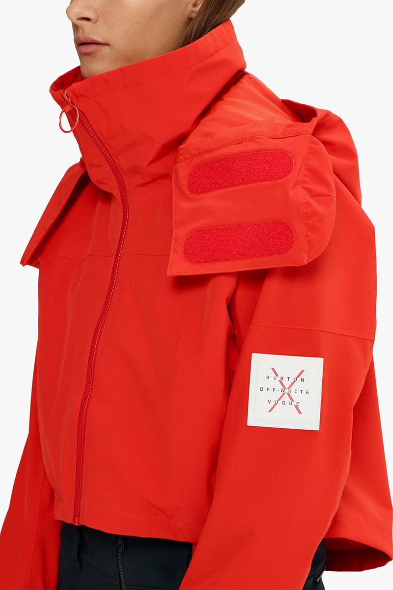 off white snowboard jacket