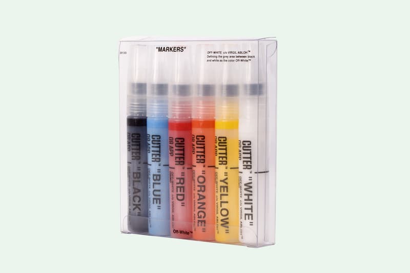 Off-White Grog Marker Set Release Virgil Abloh