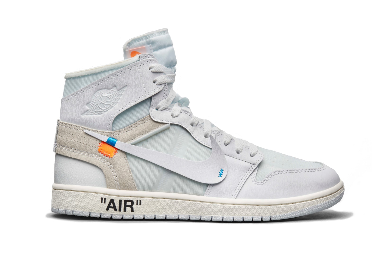 Virgil Abloh Nike Air Jordan 1 "White" Release date drop europe exclusive launch info release the ten snkrs 2018 february 27