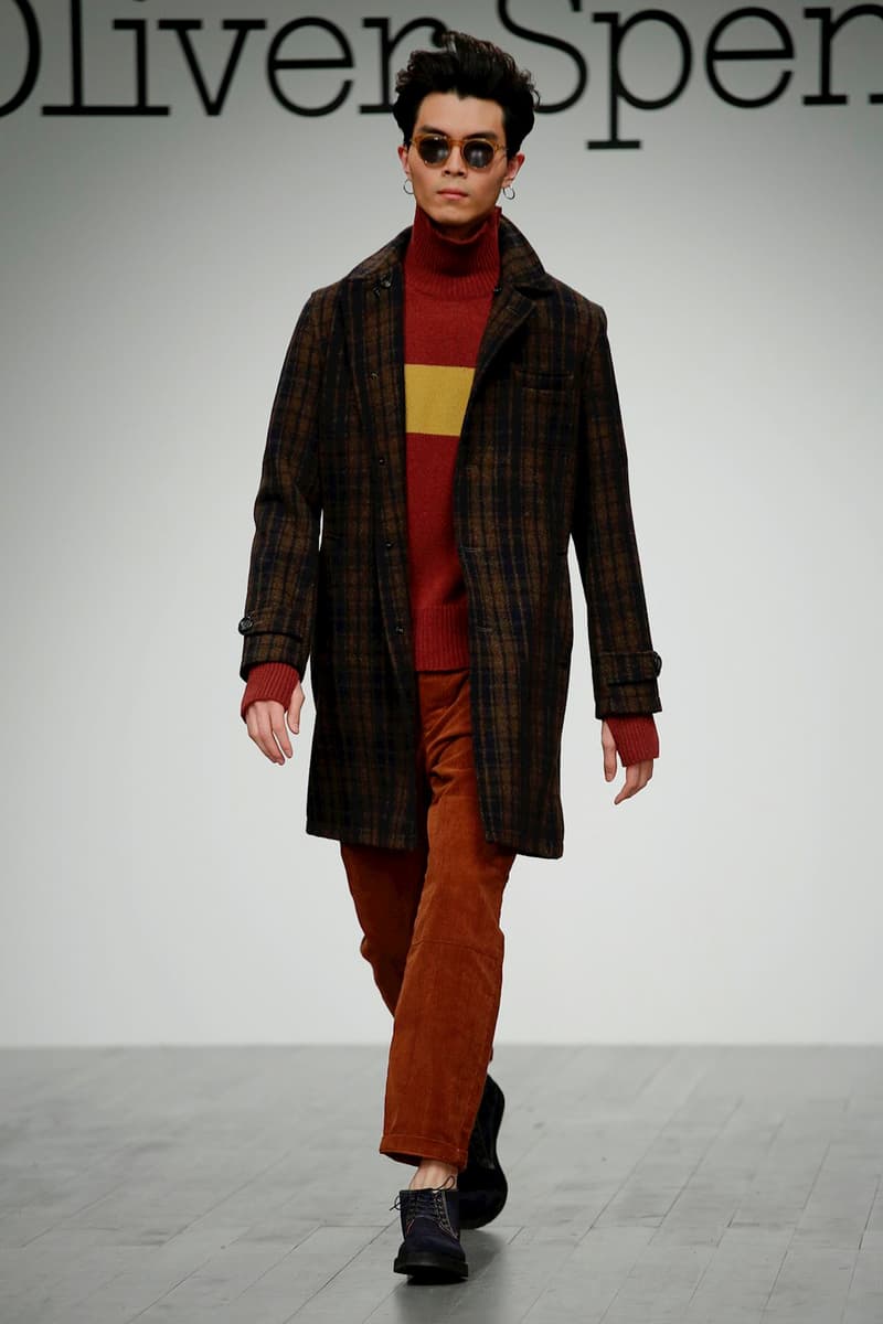 Oliver Spencer 2018 Fall Winter london fashion week, london fashion week mens, lfwm