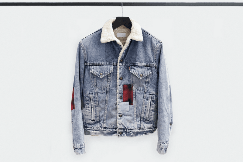 Ovadia and Sons Levis Vintage Patchwork Truckers Sherpa Archival New York Handstitch handsewn collaboration 2018 January 25