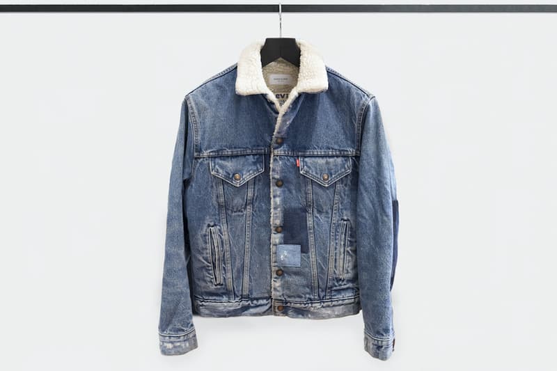 Ovadia and Sons Levis Vintage Patchwork Truckers Sherpa Archival New York Handstitch handsewn collaboration 2018 January 25