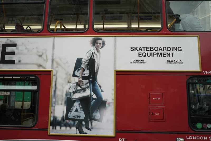 Palace Skate Fashion Bus Advertisement David Simms Ad United Kingdom London