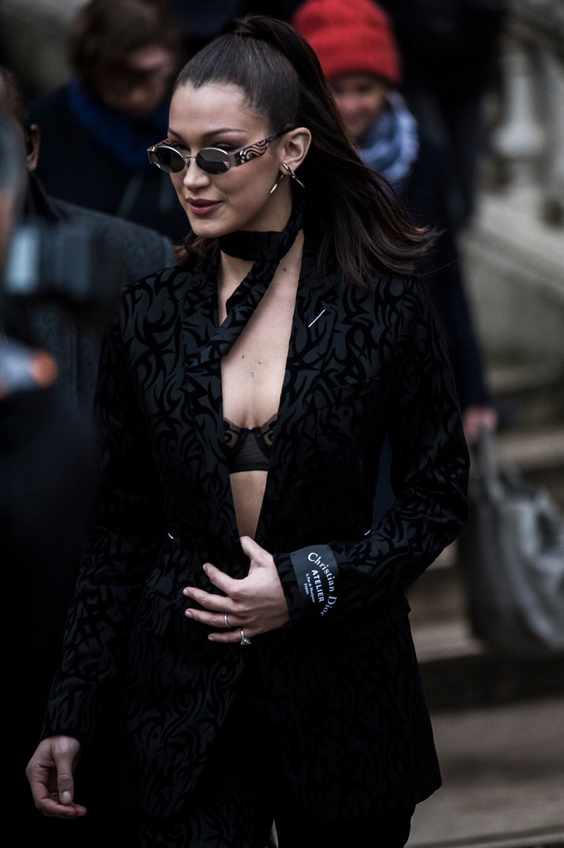 Paris Fashion Week Street Style FW18 Day 4 Bella Hadid Luka Sabbat
