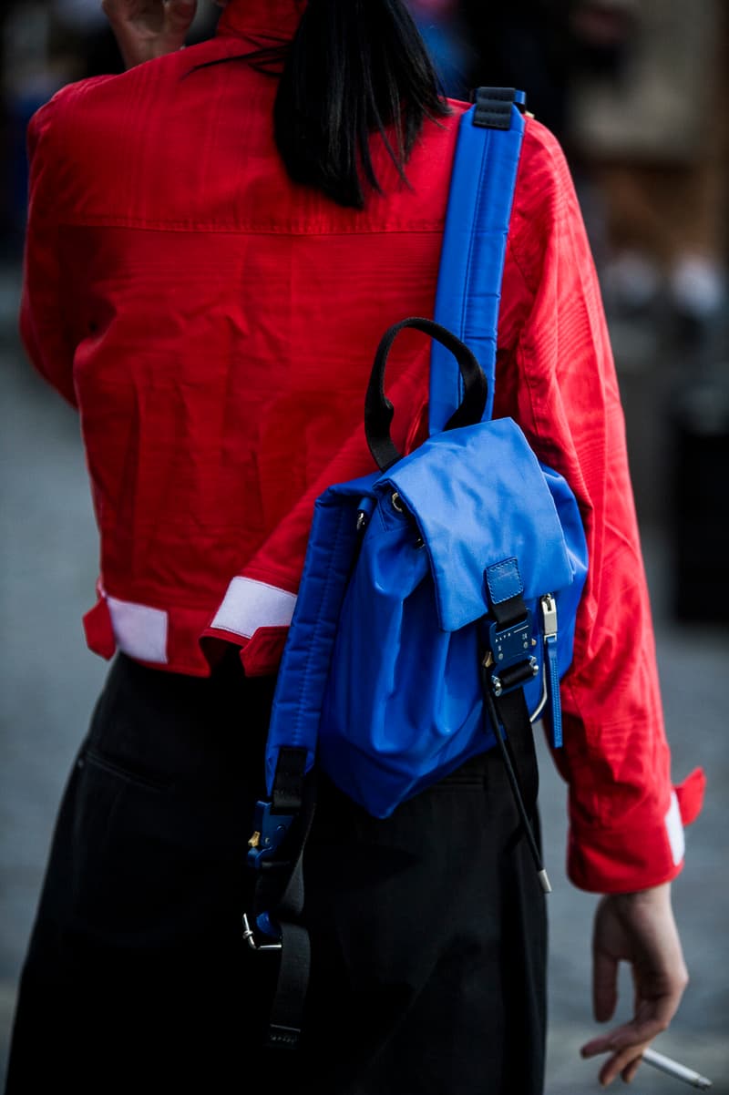 Paris Fashion Week Fall/Winter 2018 street style men's off-white goretex