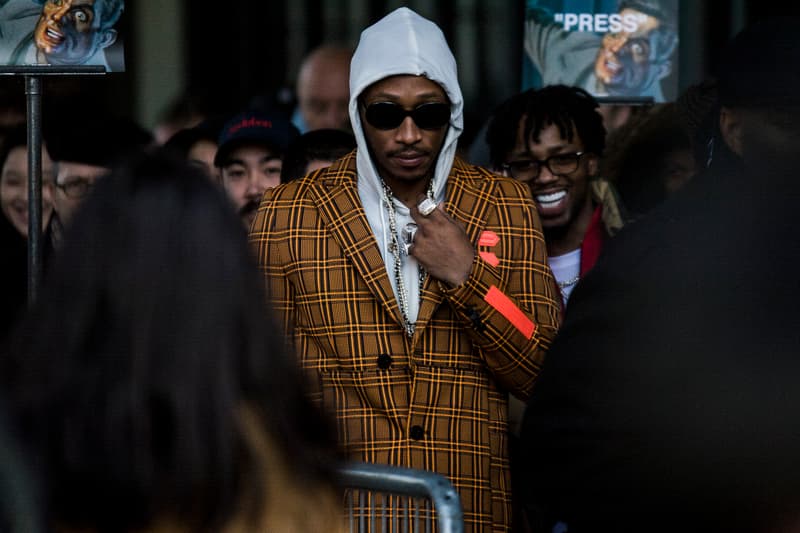 Paris Fashion Week Fall/Winter 2018 street style men's off-white goretex