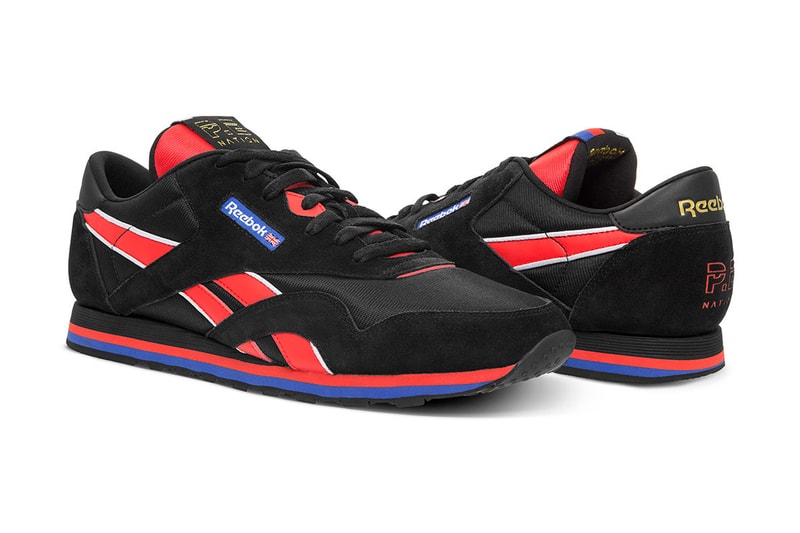 PE Nation Reebok Classic Nylon Pack Black White 2018 February Release Date info Sneakers Shoes Footwear collaboration