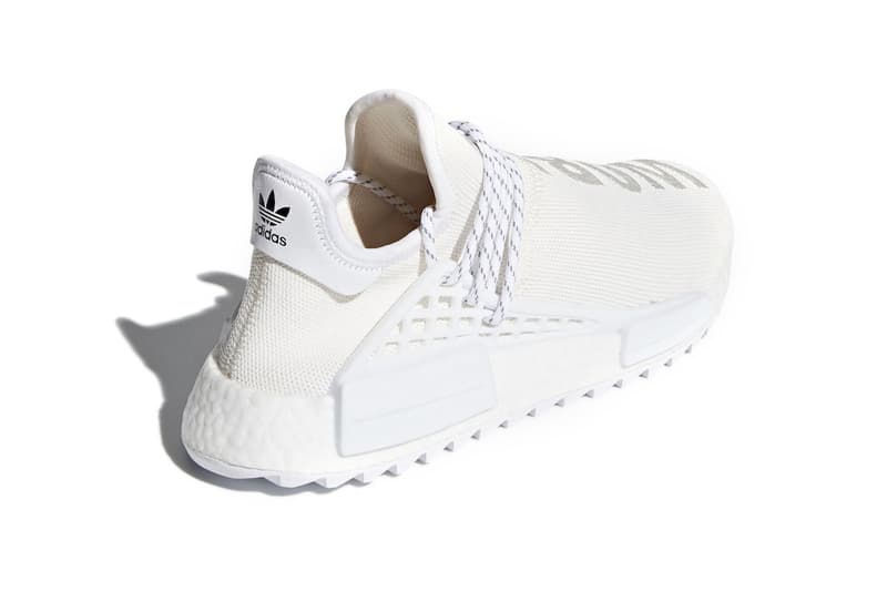 Pharrell Williams adidas Hu NMD Trail Blank Canvas Pack White February 23