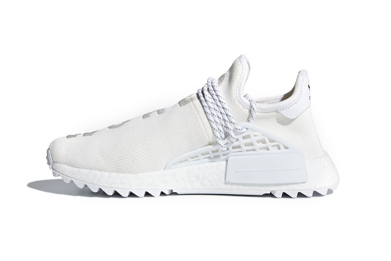 Pharrell Williams adidas Hu NMD Trail Blank Canvas Pack White February 23