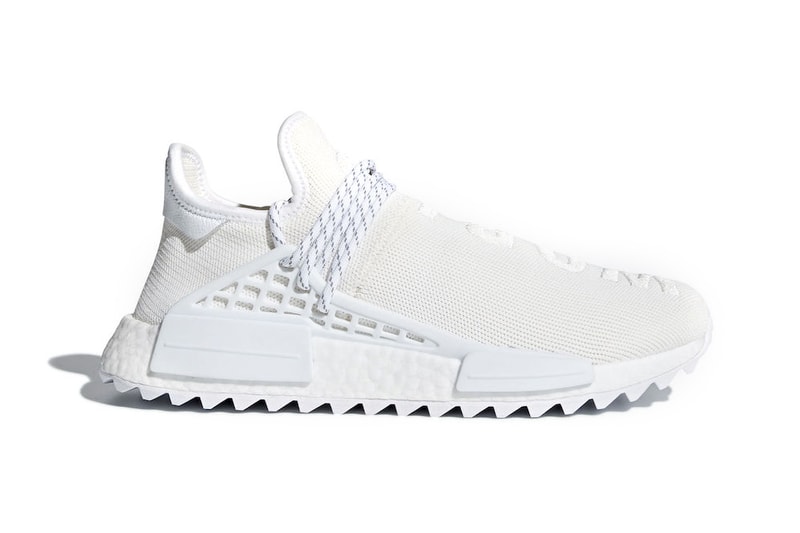 Pharrell Williams adidas Hu NMD Trail Blank Canvas Pack White February 23