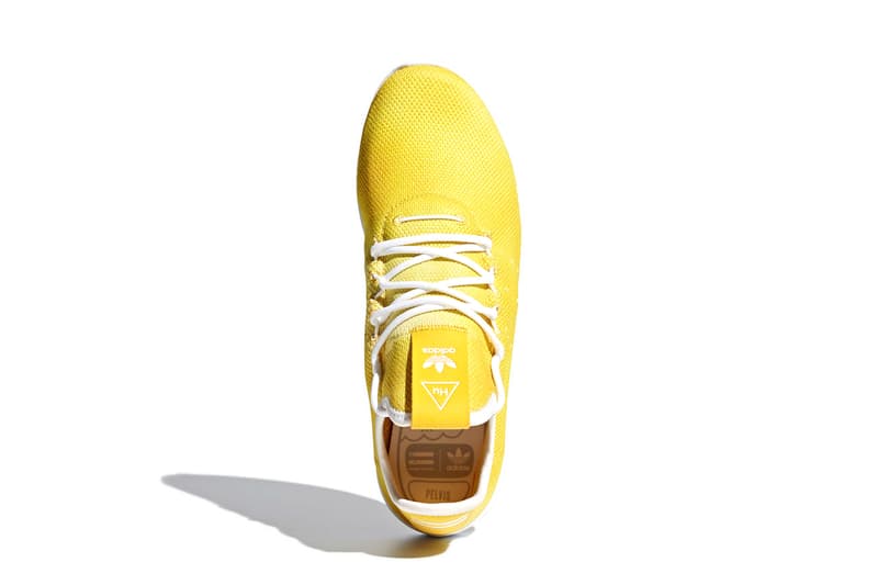 Pharrell Williams adidas Originals tennis hu yellow release date