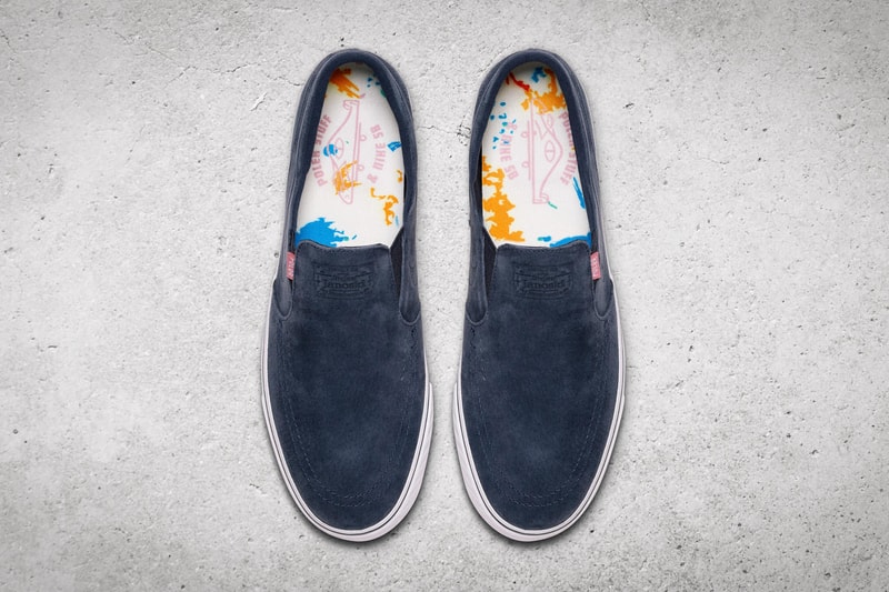 Poler Nike SB Janoski Slip On 2018 February 3 Release Date Info Sneakers Shoes Footwear Skateboarding Suede Navy