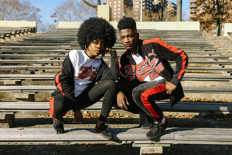 PUMA FUBU Spring Summer 2018 Collection Lookbook Track Suit Puma Classic Suede