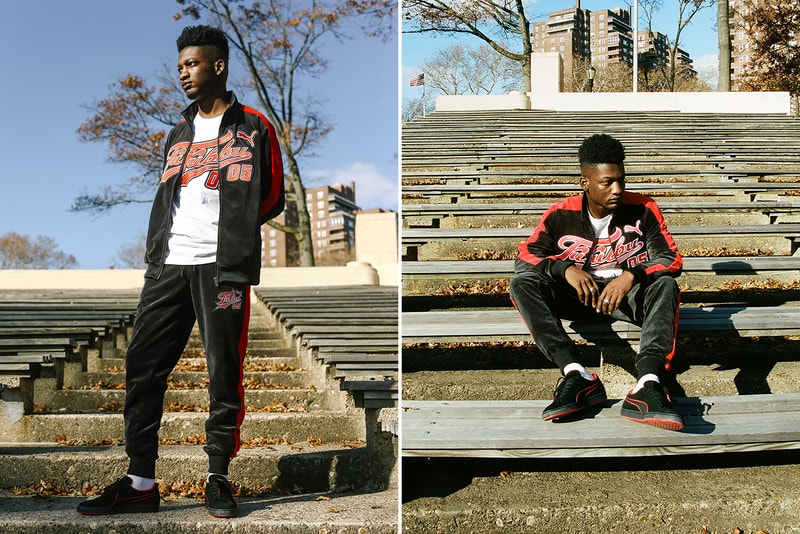 PUMA FUBU Spring Summer 2018 Collection Lookbook Track Suit Puma Classic Suede