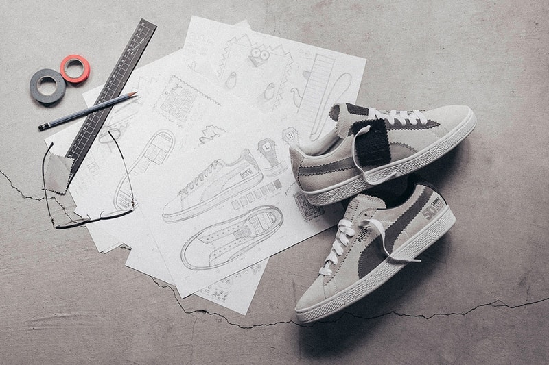 PUMA Michael Lau Steel Grey Sample Suede Shoe Sneakers PUMA Suede