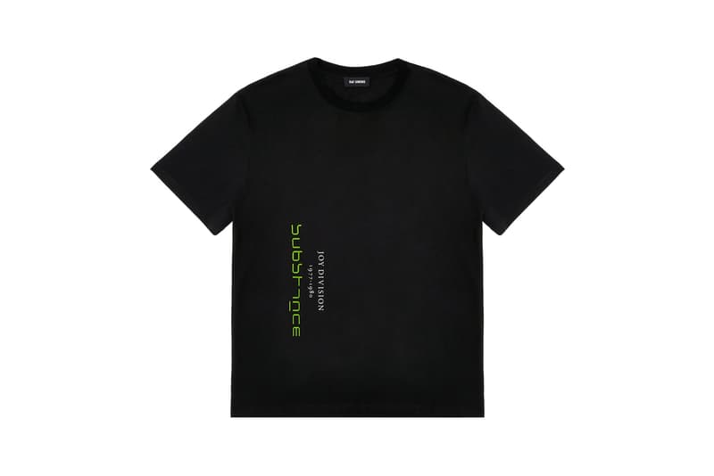 Raf Simons Joy Division New Order Ian Curtis Peter Saville Dover Street Market T-shirts Tees