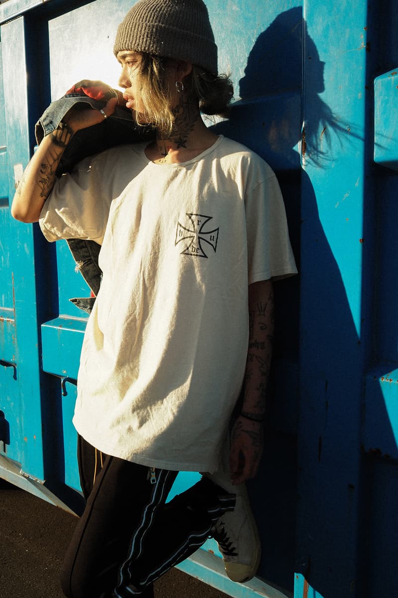 RHUDE x NUBIAN Exclusive Capsule 2018 fashion japan grunge Rhuigi Villaseñor traxedo Iron Cross MOTORPSYCHO
