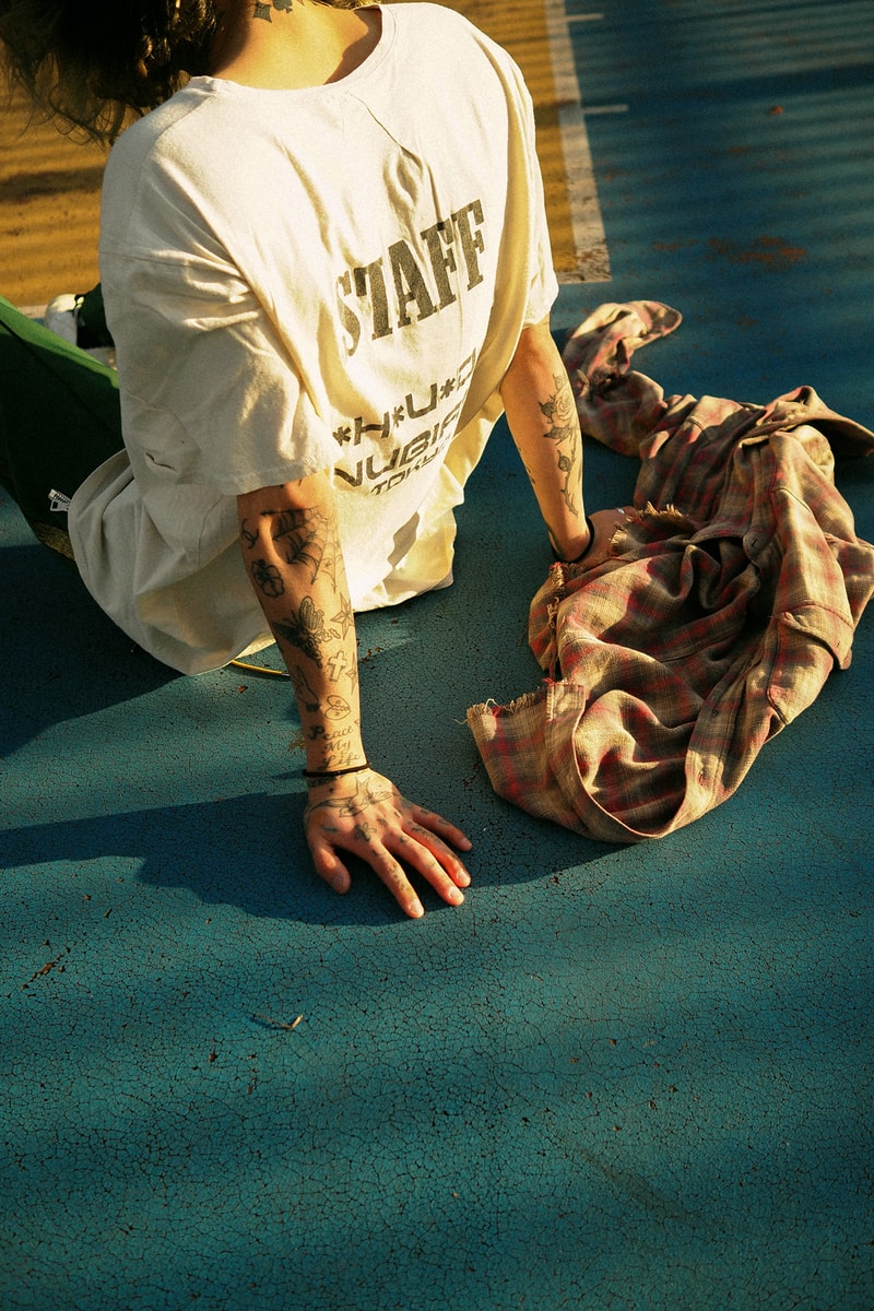 RHUDE x NUBIAN Exclusive Capsule 2018 fashion japan grunge Rhuigi Villaseñor traxedo Iron Cross MOTORPSYCHO