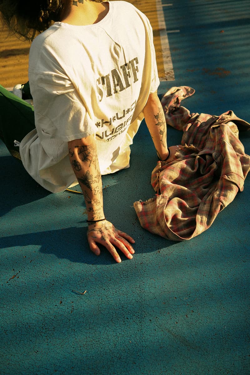 RHUDE x NUBIAN Exclusive Capsule 2018 fashion japan grunge Rhuigi Villaseñor traxedo Iron Cross MOTORPSYCHO