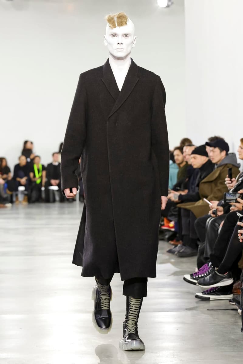 Rick Owens sisyphus 2018 Fall/Winter Collection paris fashion week men's