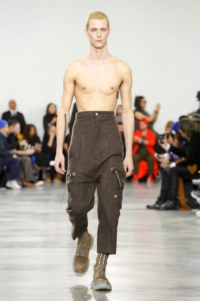 Rick Owens sisyphus 2018 Fall/Winter Collection paris fashion week men's