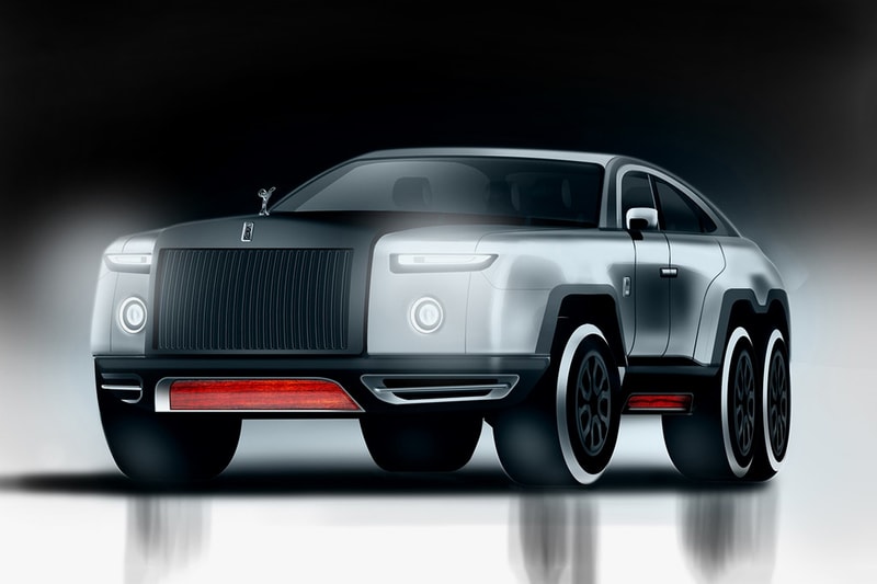 Rolls Royce Phantom Three 6x6 SUV Concept Vivek Sweptail Luxury Cars